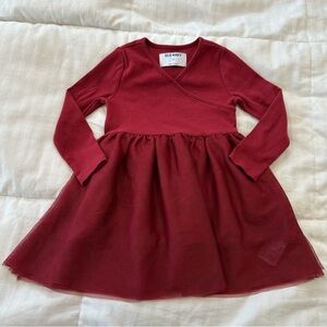Old Navy Kids Burgundy knit tulle Dress 2t